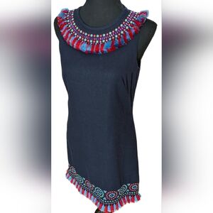 Kate Spade Boho Ruffle Sheath Dress, Size 4